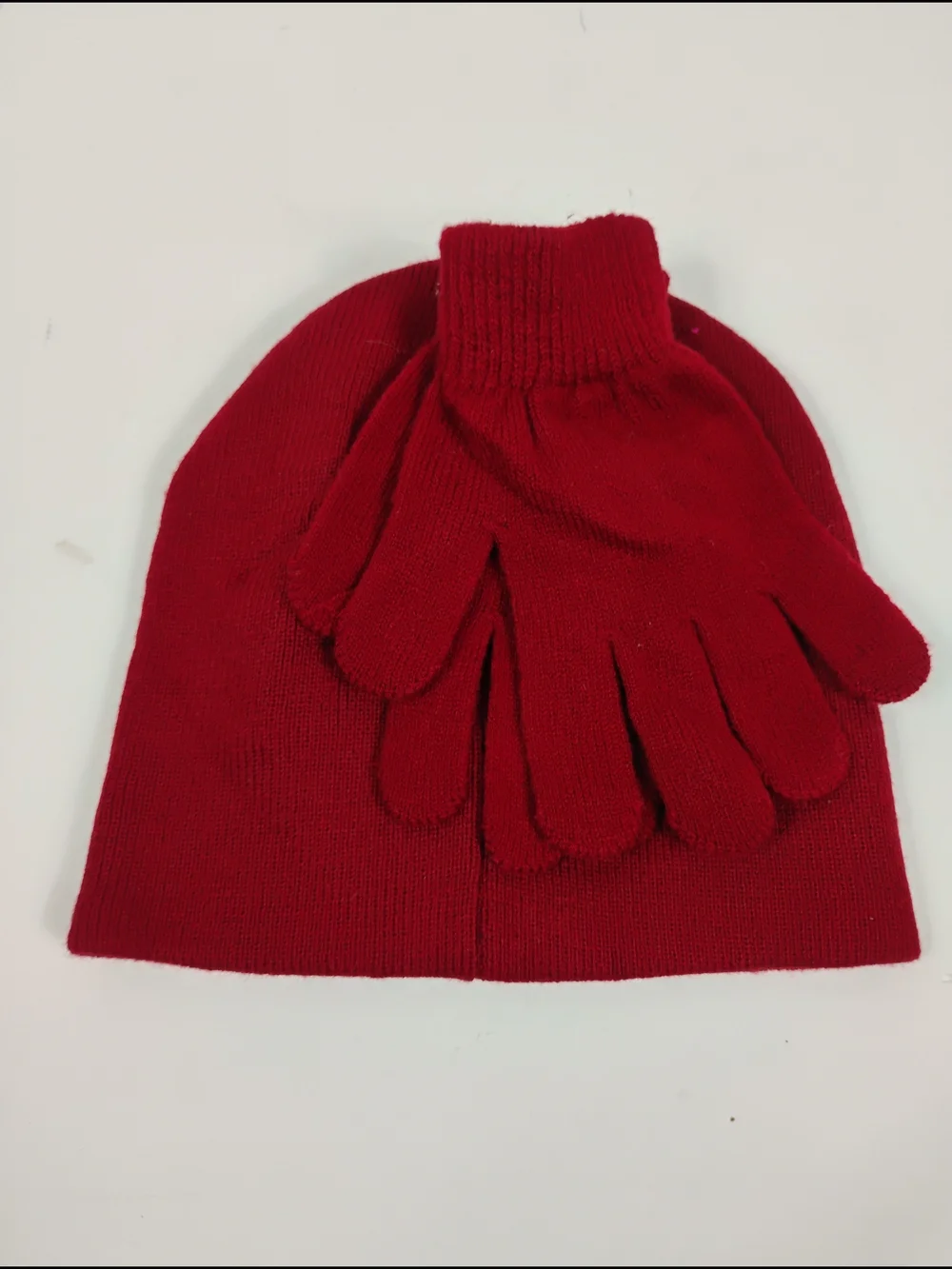 Warner Bros. Red Harry Potter Knit Beanie with Glasses & Lightning Bolt